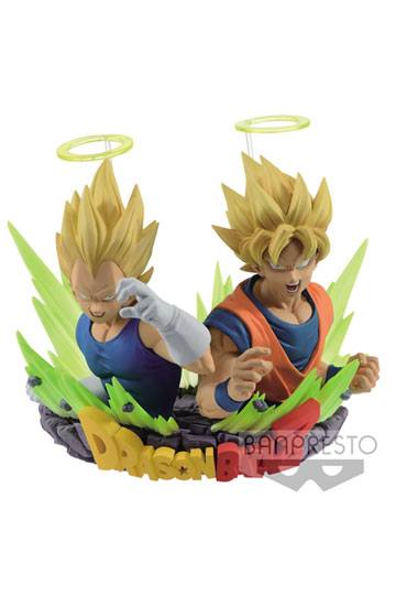 Busto Dragon Ball Z Goku y Vegeta