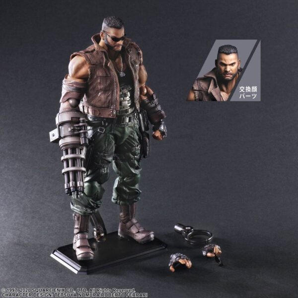 Descubre el apasionante mundo de Figura Barret Wallace Final Fantasy VII Remake.