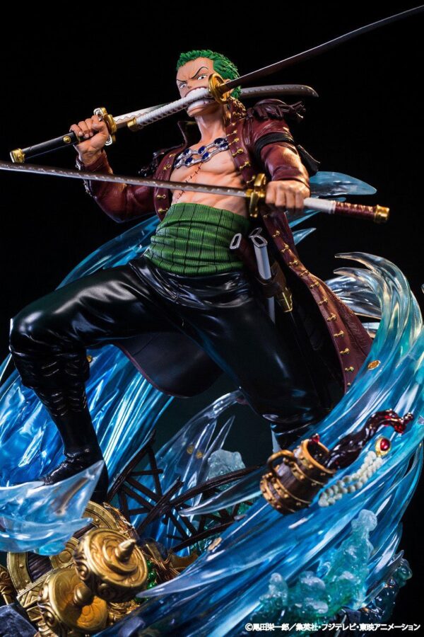 Descubre el apasionante mundo de Estatua One Piece Roronoa Zoro Log Collection.