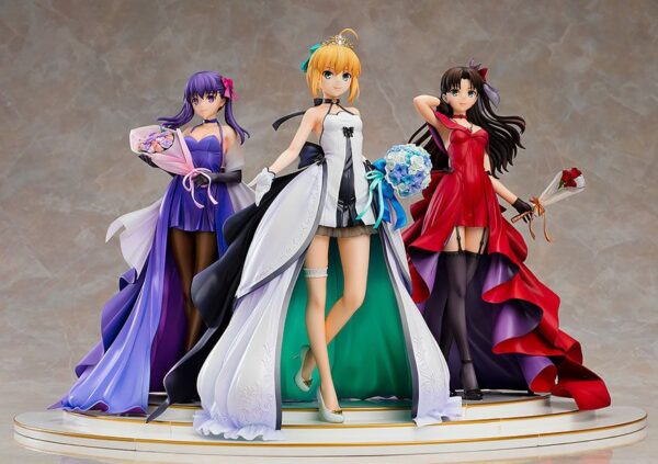 Descubre el apasionante mundo de Figuras Fate Stay Night 15th Celebration Dress.