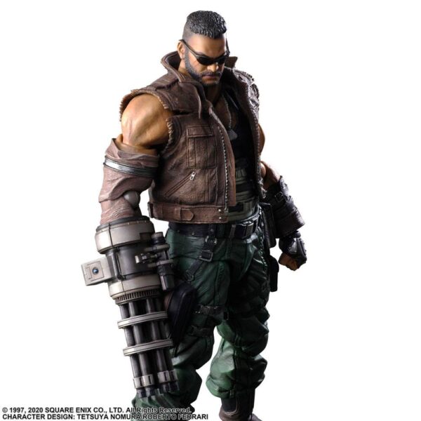 Descubre el apasionante mundo de Figura Barret Wallace Final Fantasy VII Remake.