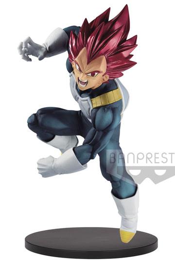 Estatua Vegeta Super Saiyan God 15cm