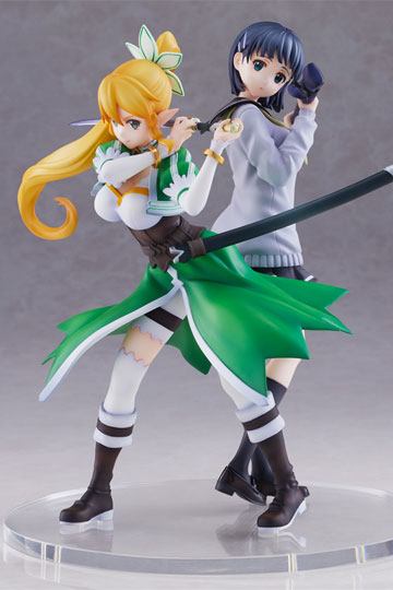 Estatua SAO Leafa y Suguha