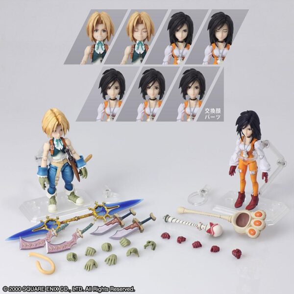 Descubre el apasionante mundo de Figuras Final Fantasy IX Zidane Tribal y Garnet Til.