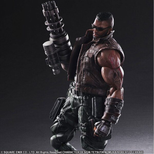 Descubre el apasionante mundo de Figura Final Fantasy VII Remake Play Arts Kai Barret Wallace.