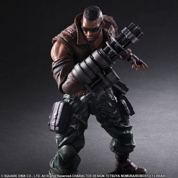 Descubre el apasionante mundo de Figura Final Fantasy VII Remake Play Arts Kai Barret Wallace.