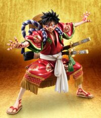 Descubre el apasionante mundo de One Piece Figura Excellent Model P.O.P. Monkey D. Luffy Kabuki Edition 21 cm.