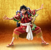 Descubre el apasionante mundo de One Piece Figura Excellent Model P.O.P. Monkey D. Luffy Kabuki Edition 21 cm.