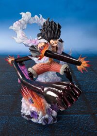 Descubre el apasionante mundo de One Piece Figura FiguartsZERO Monkey D. Luffy Gear 4 Snakeman King Cobra 16 cm.