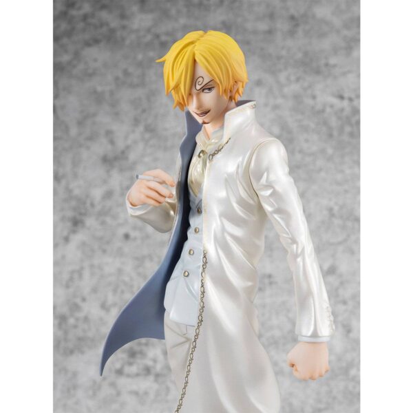 Descubre el apasionante mundo de One Piece P.O.P Figura Excellent Model Limited Edition Sanji WD 23 cm.
