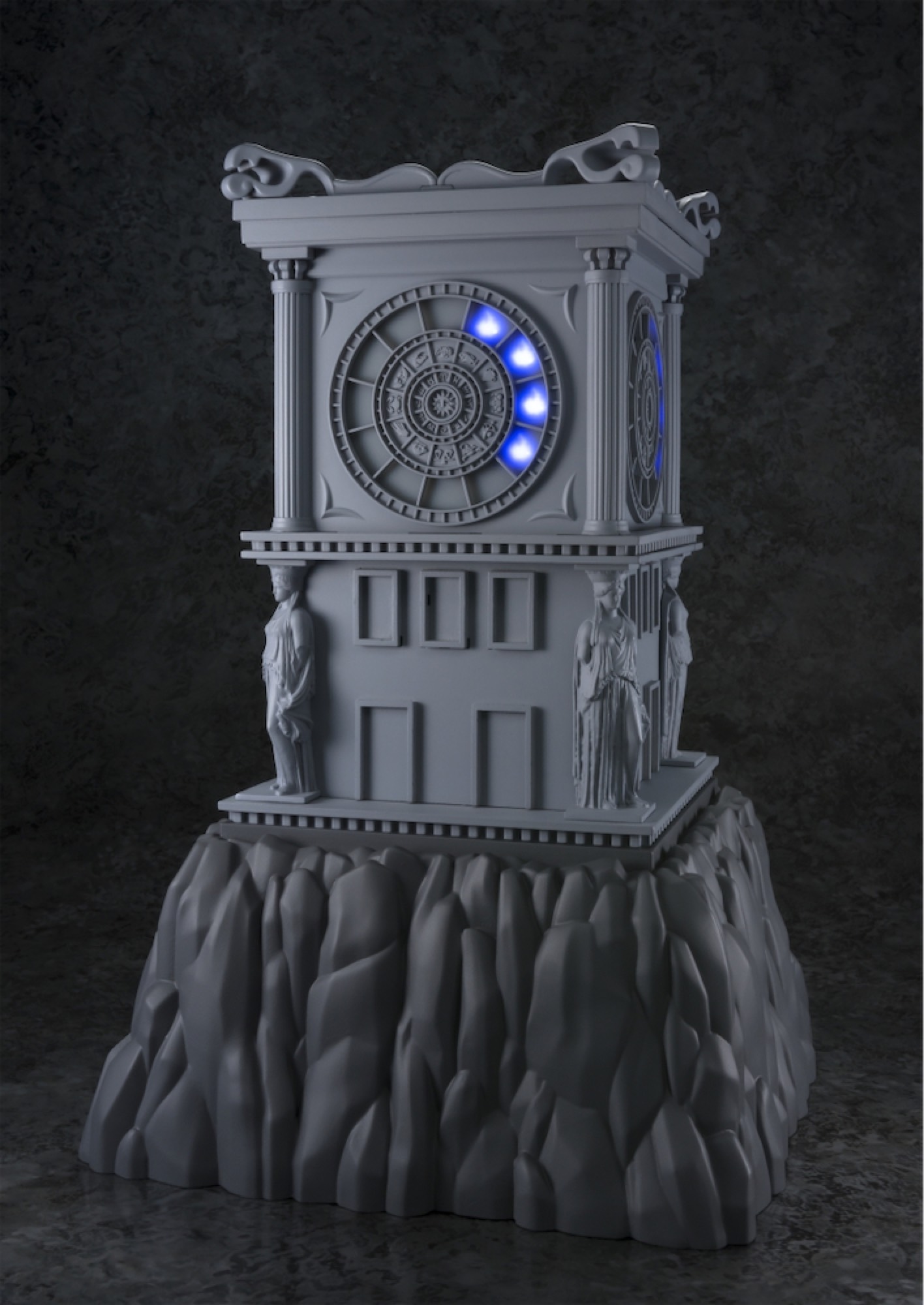 Descubre el apasionante mundo de Replica Saint Seiya Myth Cloth Torre del Reloj Fuego Santuario.