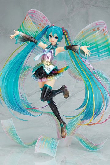 Descubre el apasionante mundo de Character Vocal Series 01 Figura Hatsune Miku Decimo Aniversario Memorial Box.