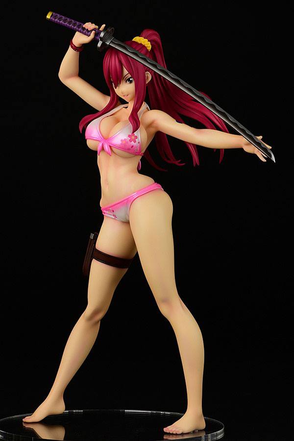 Descubre el apasionante mundo de Estatua Erza Scarlet Swimwear Sakura.