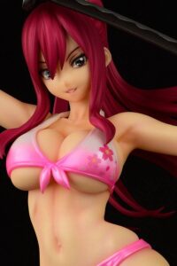 Descubre el apasionante mundo de Estatua Erza Scarlet Swimwear Sakura.