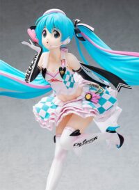 Descubre el apasionante mundo de Figura Racing Miku 2019 Side Key Visual.