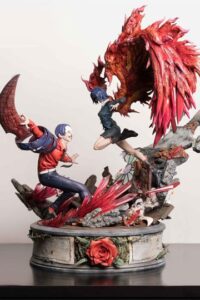 Descubre el apasionante mundo de Estatua Tokyo Ghoul Touka vs Tsukiyama.