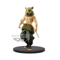 Descubre el apasionante mundo de Estatua Demon Slayer Inosuke Hashibira 15cm.