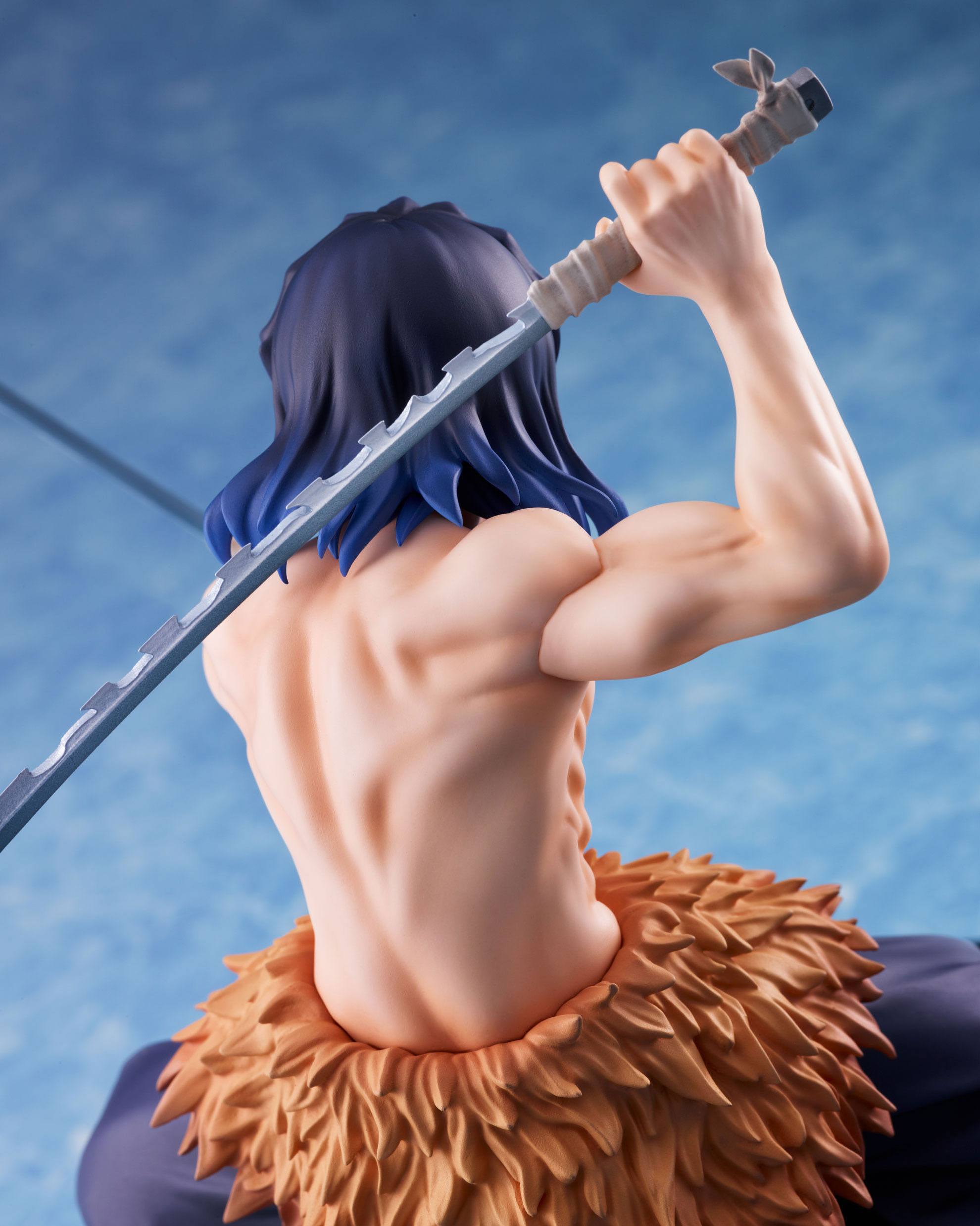 Descubre el apasionante mundo de Estatua Kimetsu no Yaiba Inosuke Hashibira.