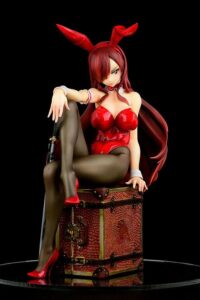 Descubre el apasionante mundo de Estatua Fairy Tail Erza Scarlet Bunny Girl.