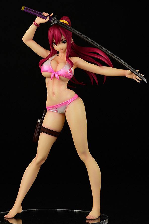 Descubre el apasionante mundo de Estatua Erza Scarlet Swimwear Sakura.