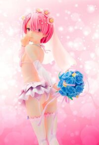 Descubre el apasionante mundo de Figura Re ZERO Starting Life in Another World Ram Wedding 22 cm.