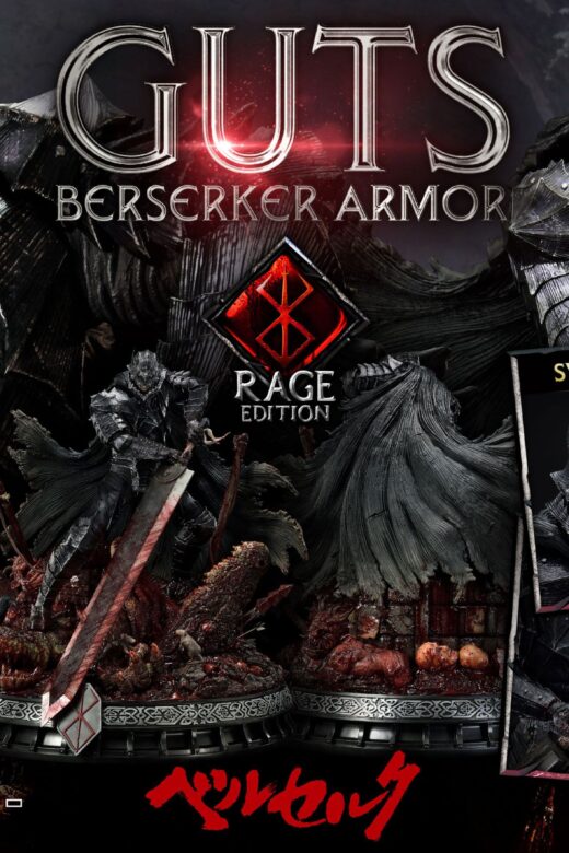 Descubre el apasionante mundo de Estatua Guts Berserker Armor Rage 67cm.