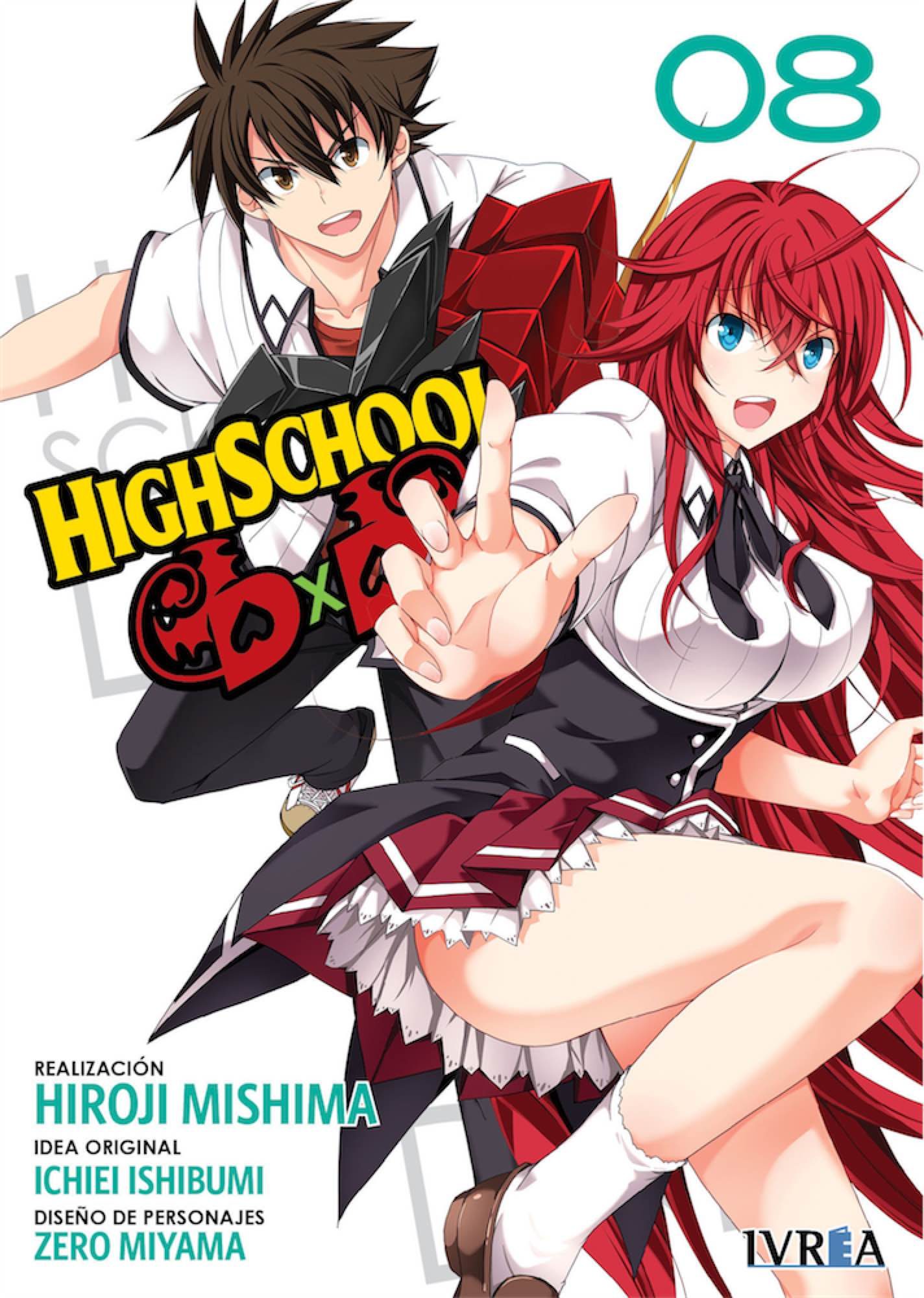 Descubre el apasionante mundo de Highschool DxD Manga 08.