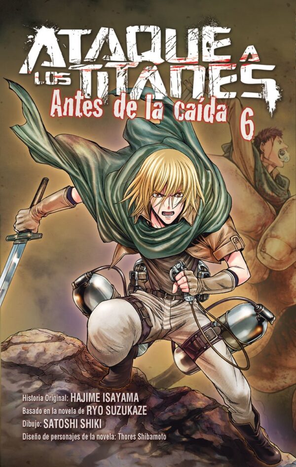 Descubre el apasionante mundo de Ataque a los Titanes Antes de la Caida manga Tomo 6.
