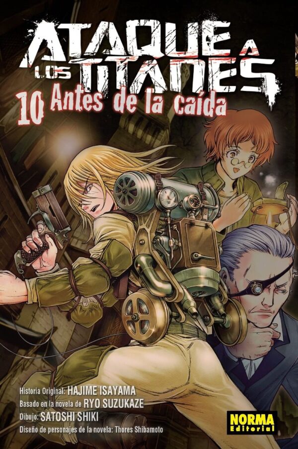 Descubre el apasionante mundo de Ataque a los Titanes Antes de la Caida manga Tomo 10.