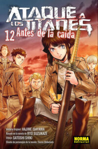 Descubre el apasionante mundo de Ataque a los Titanes Antes de la Caida manga Tomo 12.