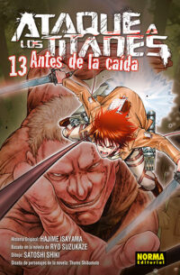 Descubre el apasionante mundo de Ataque a los Titanes Antes de la Caida manga Tomo 13.
