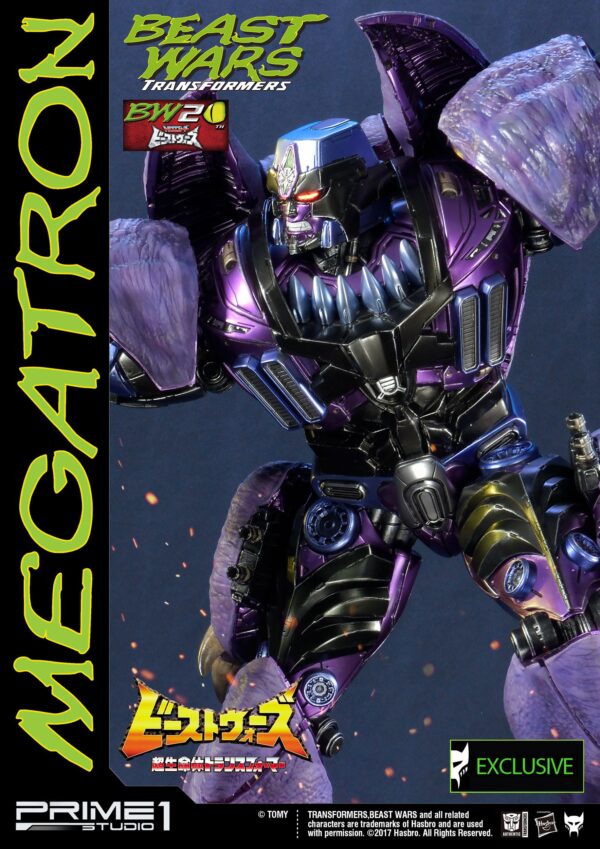 Descubre el apasionante mundo de Transformers Beast Wars 3 Figuras Megatron y Megatron Exclusive 68 cm.