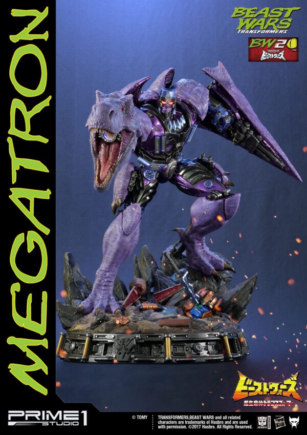 Descubre el apasionante mundo de Transformers Beast Wars 3 Figuras Megatron y Megatron Exclusive 68 cm.