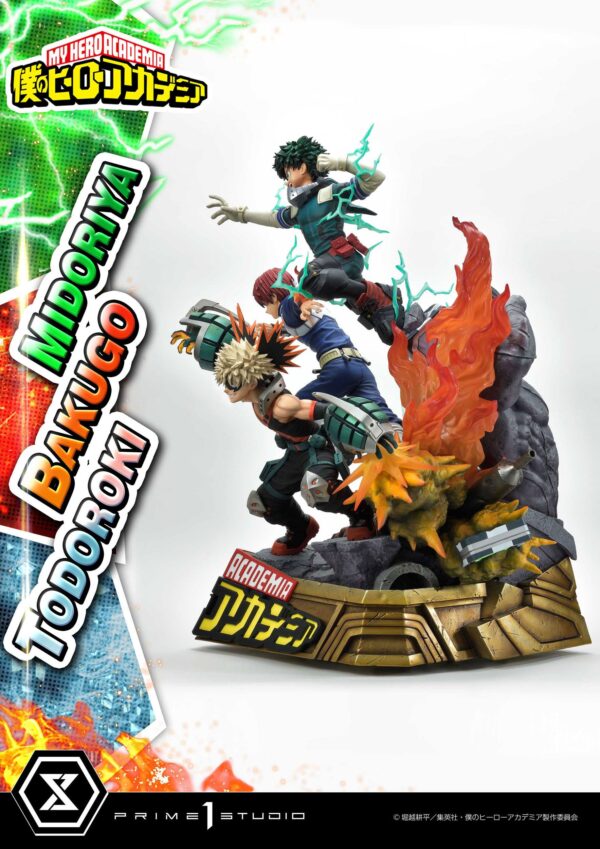 Descubre el apasionante mundo de Estatua Midoriya - Bakugo - Todoroki.