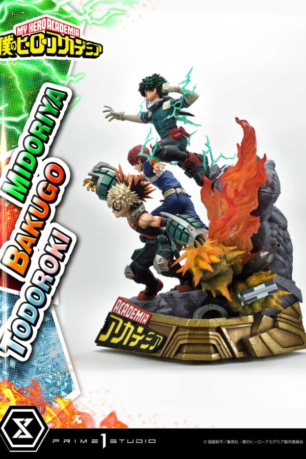 Descubre el apasionante mundo de Estatua Midoriya - Bakugo - Todoroki.