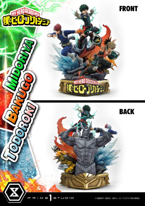 Descubre el apasionante mundo de Estatua Midoriya - Bakugo - Todoroki.