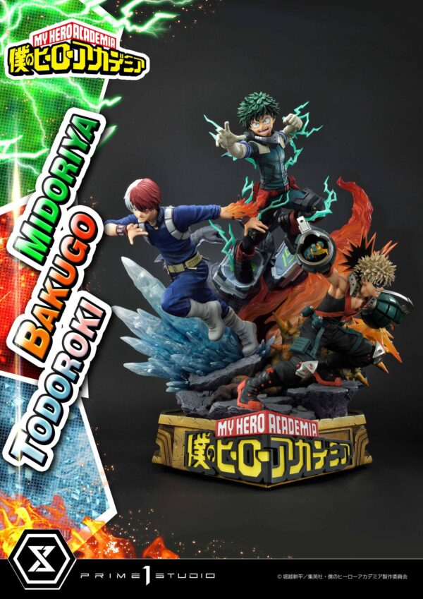 Descubre el apasionante mundo de Estatua Midoriya - Bakugo - Todoroki.