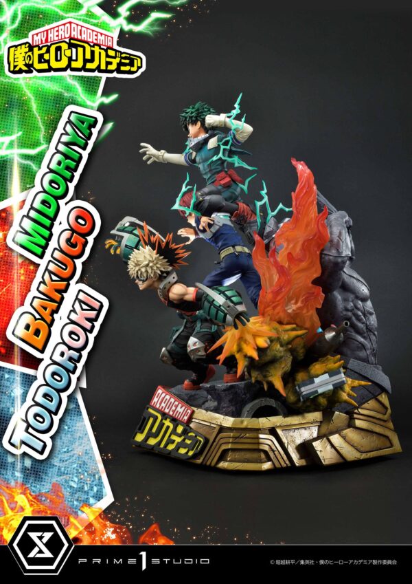Descubre el apasionante mundo de Estatua Midoriya - Bakugo - Todoroki.
