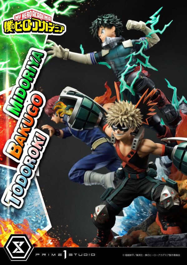 Descubre el apasionante mundo de Estatua Midoriya - Bakugo - Todoroki.