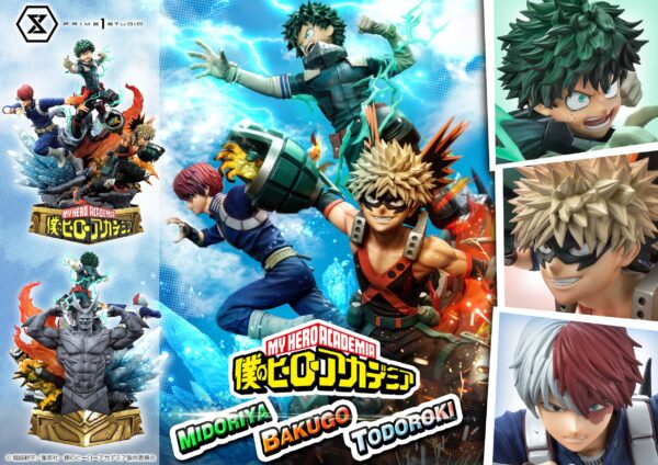 Descubre el apasionante mundo de Estatua Midoriya - Bakugo - Todoroki.