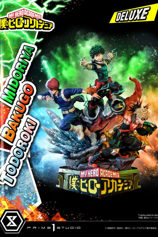 Estatua Midoriya - Bakugo - Todoroki Deluxe Bonus