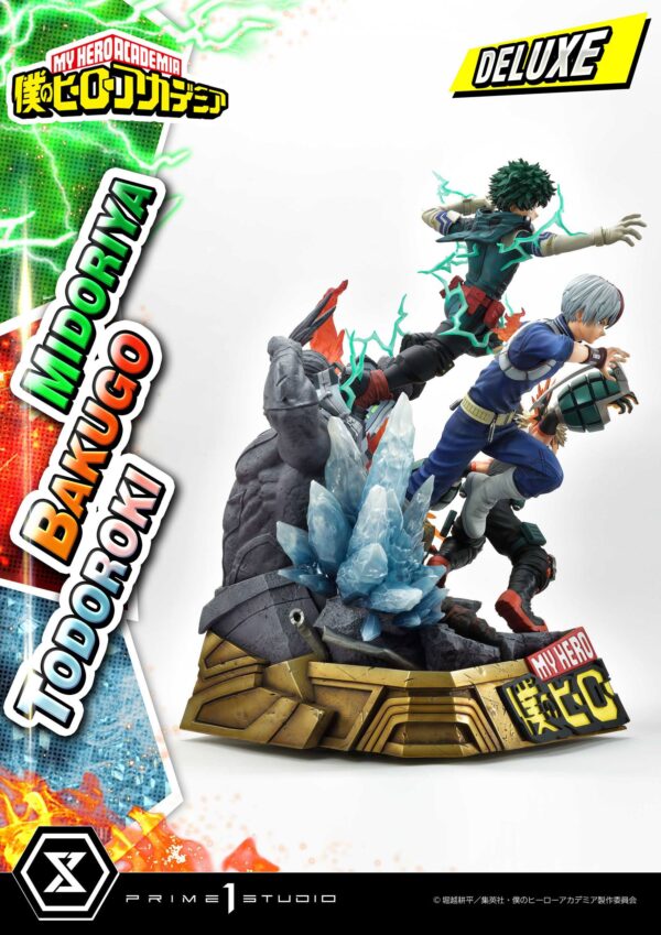 Descubre el apasionante mundo de Estatua Midoriya - Bakugo - Todoroki Deluxe Bonus.