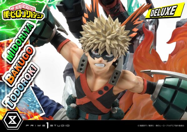 Descubre el apasionante mundo de Estatua Midoriya - Bakugo - Todoroki Deluxe Bonus.