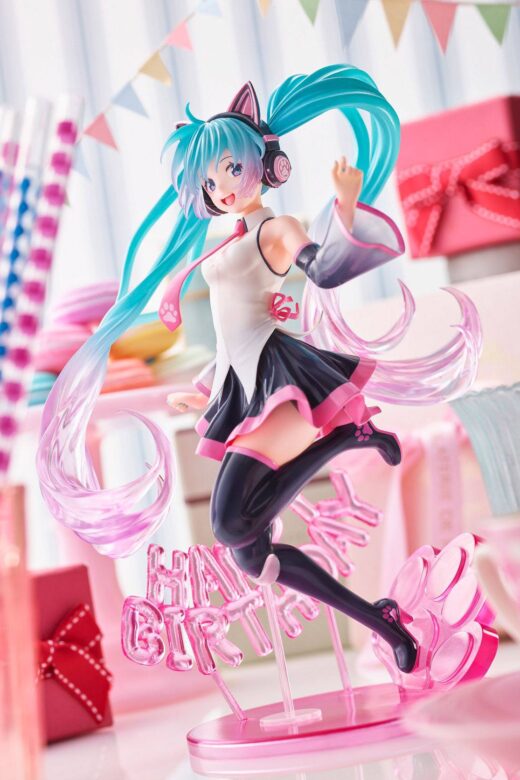 Estatua Miku Birthday 2021 Happy Cat