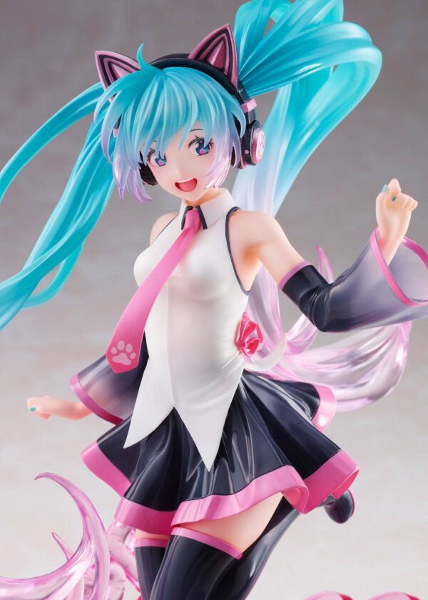 Descubre el apasionante mundo de Estatua Miku Birthday 2021 Happy Cat.