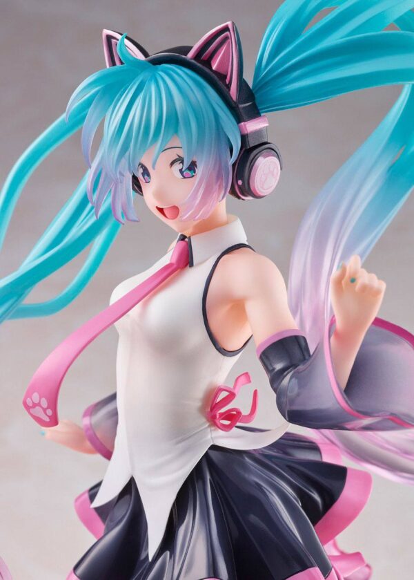 Descubre el apasionante mundo de Estatua Miku Birthday 2021 Happy Cat.