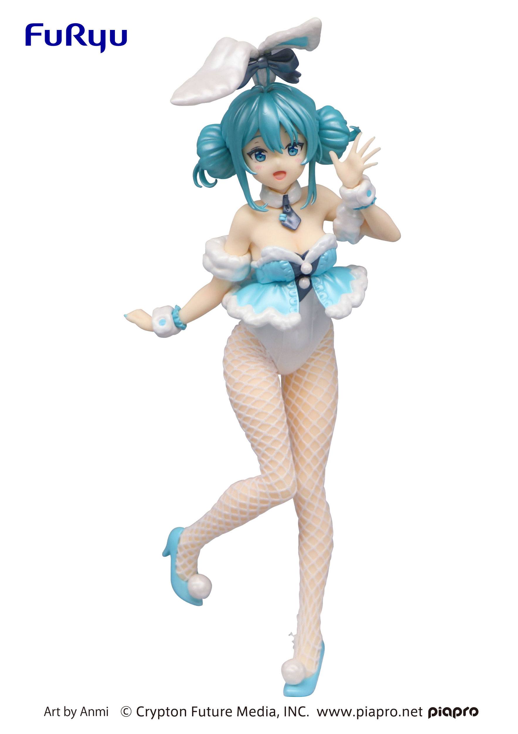 Descubre el apasionante mundo de Estatua Miku White Rabbit Pearl Color.
