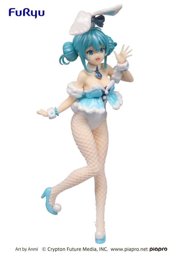 Descubre el apasionante mundo de Estatua Miku White Rabbit Pearl Color.