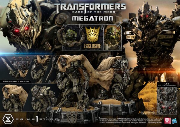 Descubre el apasionante mundo de Estatua Transformers 3 Megatron Exclusive.