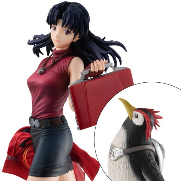 Descubre el apasionante mundo de Estatua Gals Misato Katsuragi y Pen Pen.